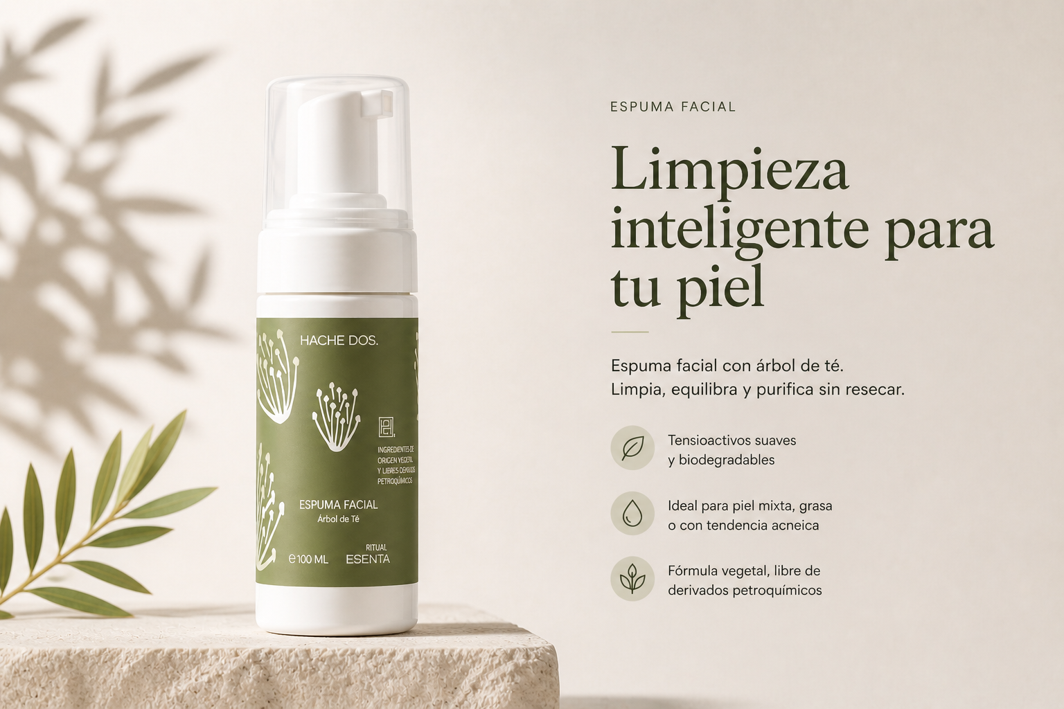 Espuma facial