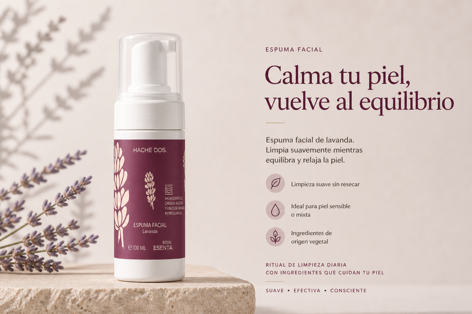Espuma facial