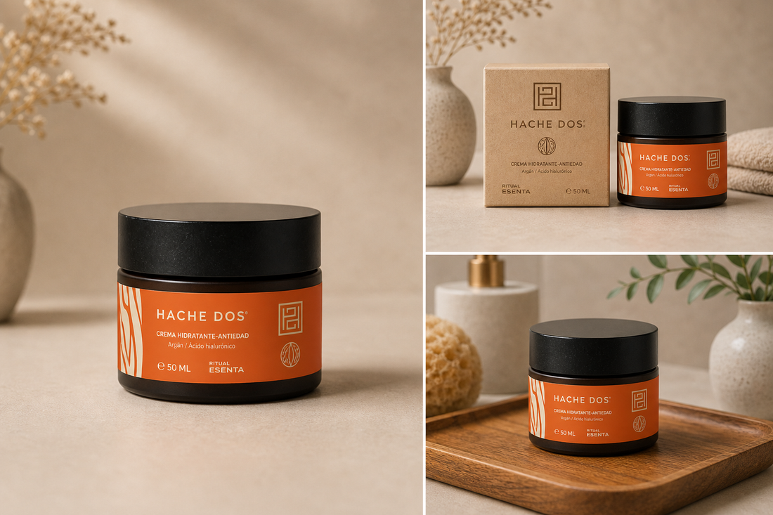 Crema facial de Argán y Ácido hialuronico